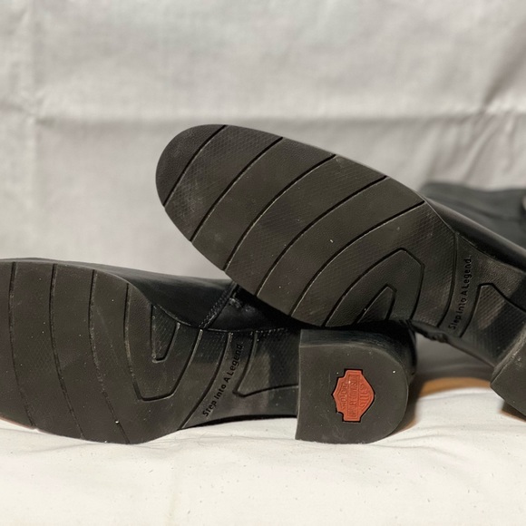 Harley Davidson Ladies leather boots EUC - Picture 3 of 4